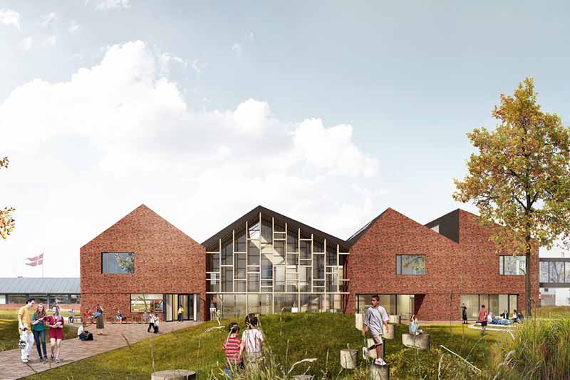 Kolding Kommune udbygger Vonsild Skole og Specialcenter med et visionært byggeri