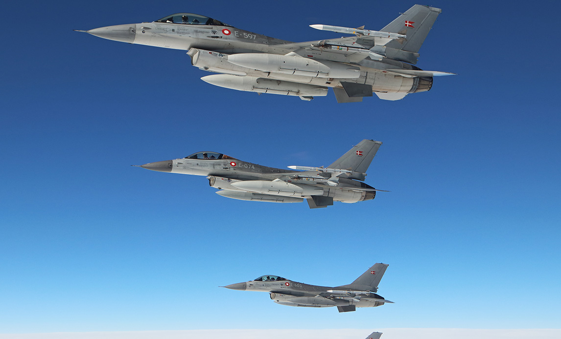 Danmark støtter NATO-indsatser med markante militære bidrag