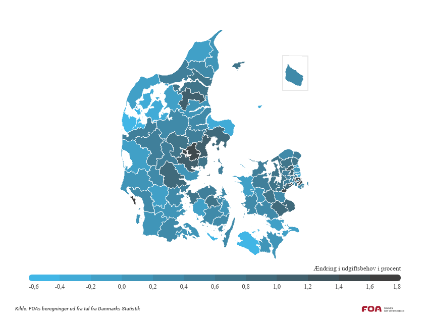 Flere børn og ældre koster kommuner over en milliard næste år