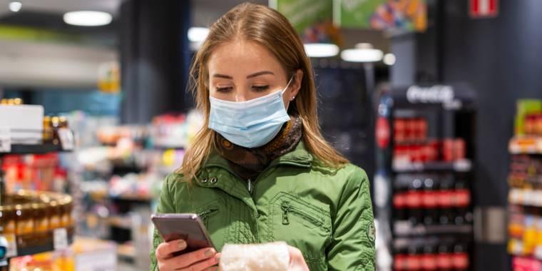 Mundbind i supermarkeder og restauranter nærmer sig