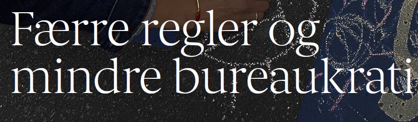 Sammenhængsreform: 34 forslag til regelforenklinger