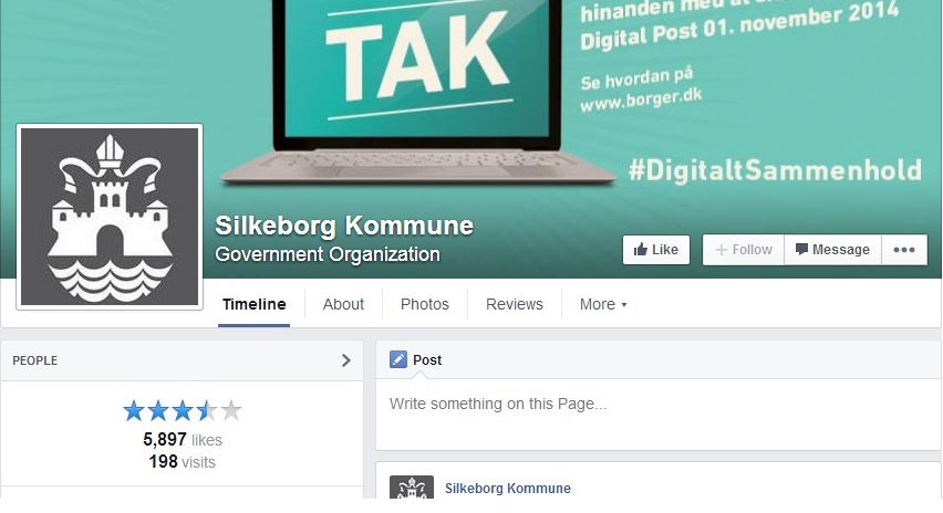 Kommunen på Facebook: Direkte dialog med borgerne