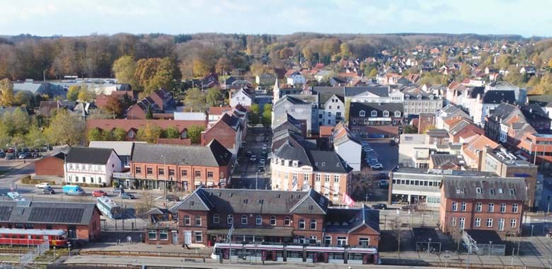 Odder er nu Danmarks tredjesmukkeste stationsby
