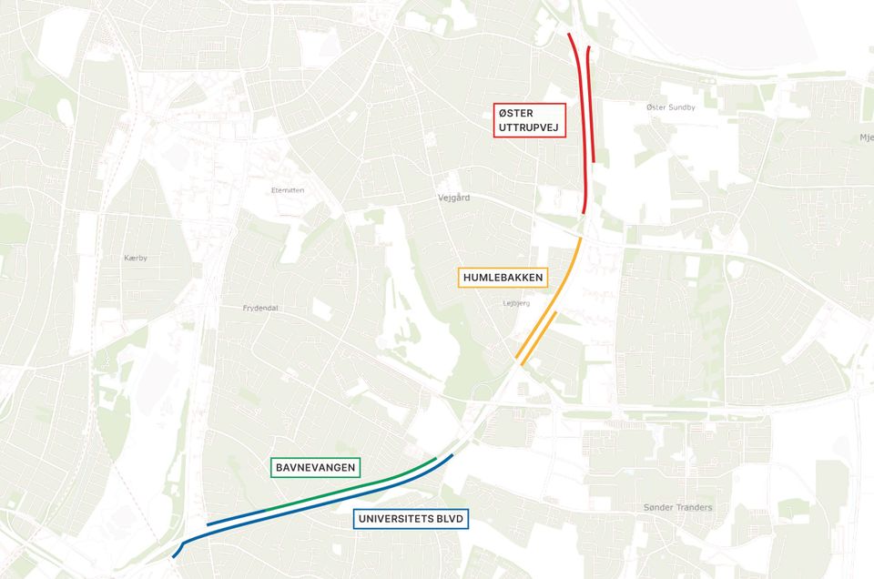 Støjdæmpningsprojekt til E45 på vej i Aalborg