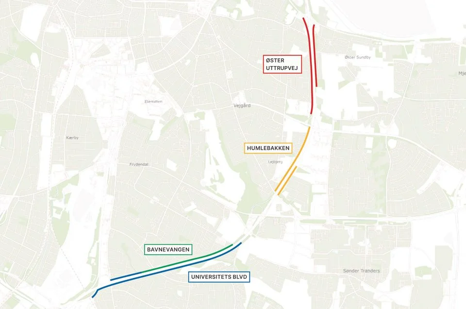 Støjdæmpningsprojekt til E45 på vej i Aalborg