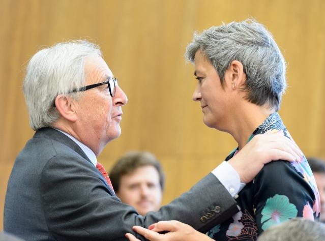 Vestager om kritiseret Juncker: Jeg har været glad for hans lederskab