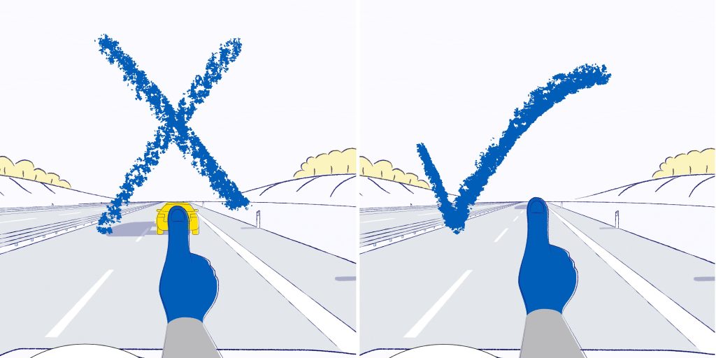 Vejdirektoratet med nyt tip: Mange ulykker kan undgås med simpel tommelfingerregel