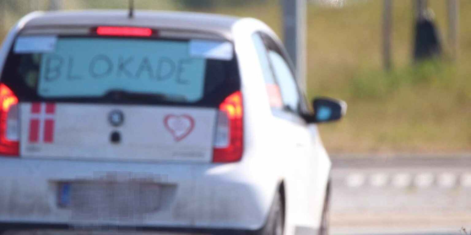 Ny type protest rammer motorvejen