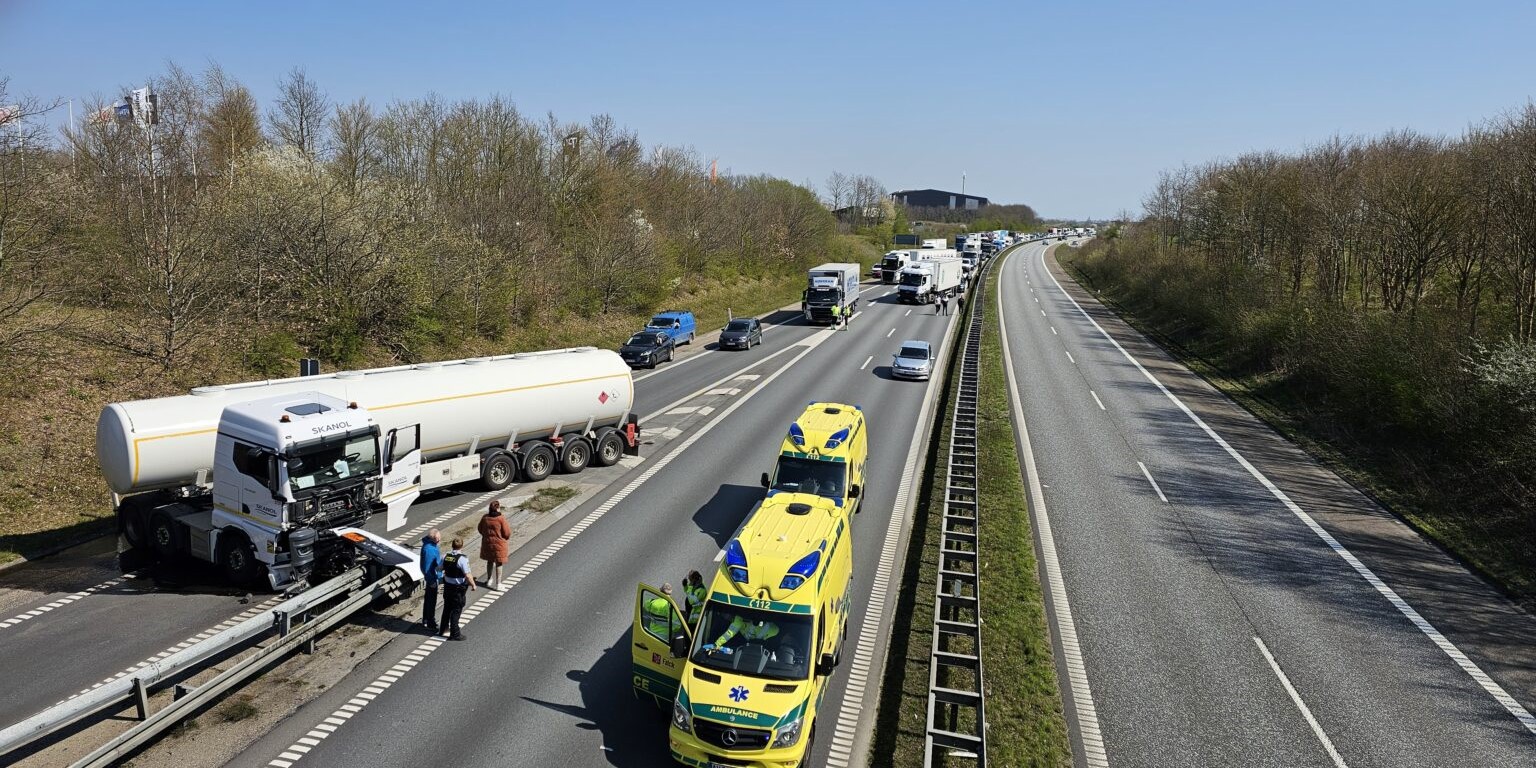 11 kilometer kø, kaos på motorvej