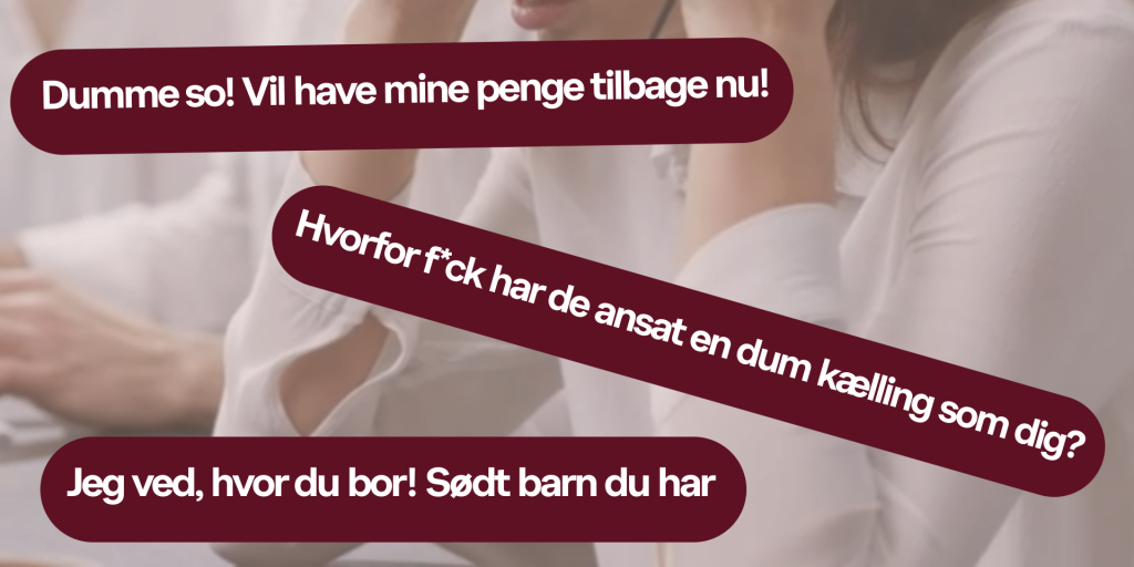 “Dumme so! Vil have mine penge tilbage nu!” Flere udsættes for digital chikane i forbindelse med deres arbejde