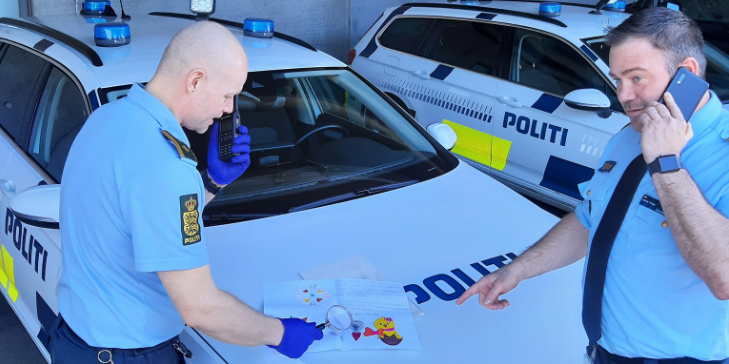 Politiet har fået mystisk brev – kan du hjælpe dem med at løse mysteriet?