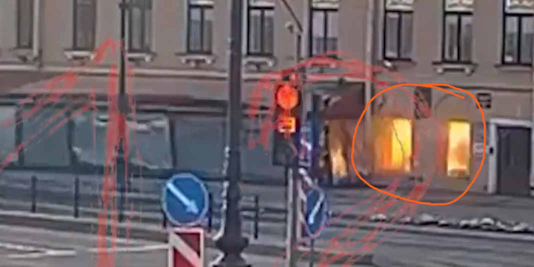 Video viser ekslosion i Rusland, der dræbte militærblogger
