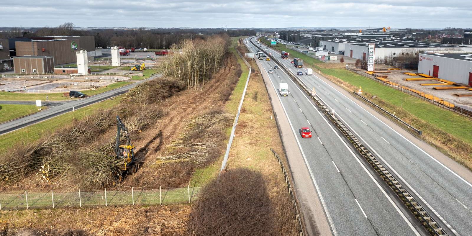 38 km langt motorvejsarbejde når ny fase: Kan give trafikale udfordringer det næste år