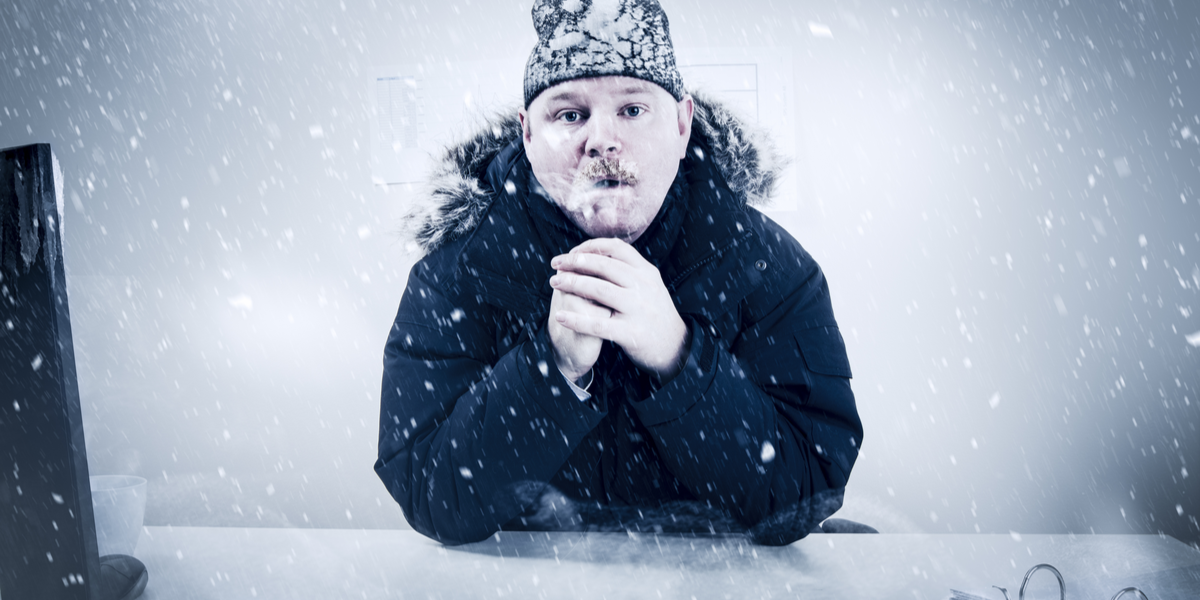 Max 19 grader og kun koldt vand – her går de offentligt ansatte kold vinter i møde