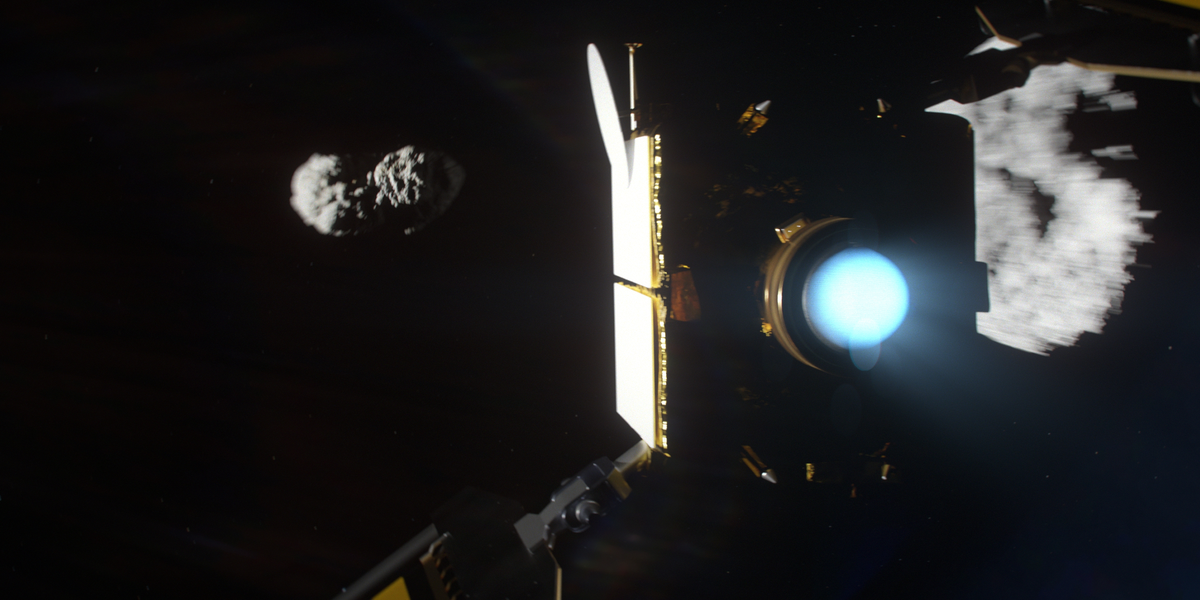 Se øjeblikket, hvor sonde rammer asteroide med 22.500 km/t