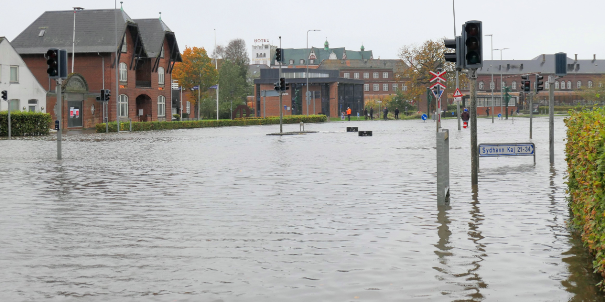 Endnu et område med: Her blev man også ramt af stormflod i weekenden
