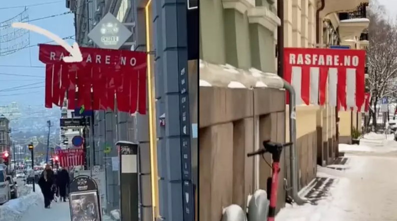 Vigtig advarsel: Derfor må du aldrig gå under disse røde flag på gaderne i Norge
