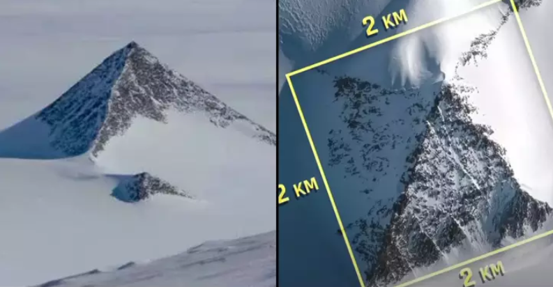 Er vi ikke alene? Pyramideformede strukturer fundet på Antarktis