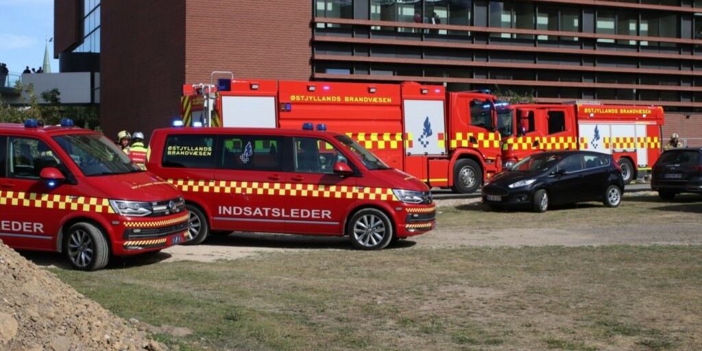 Musikhuset står i brand