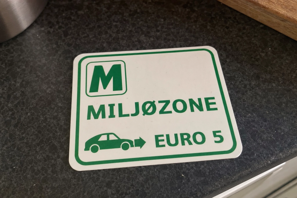 Fem byer stiller Euro 5-krav til dieselbiler i miljøzone, bøden er 1.500 kroner