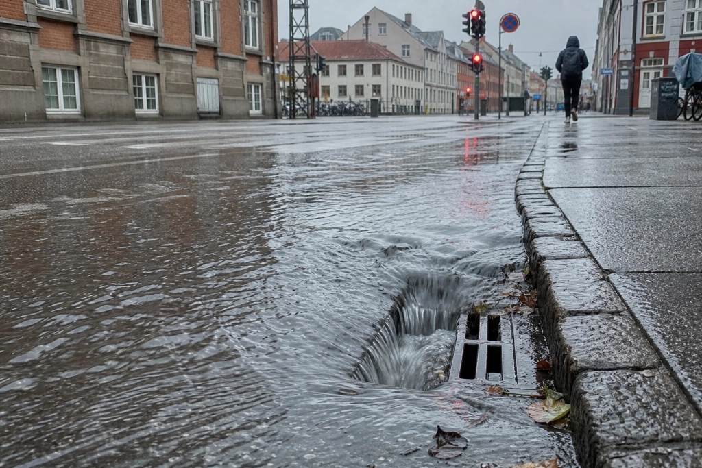 DMI varsler skybrud og torden i næsten hele landet onsdag: Op til 25 millimeter regn på en halv time