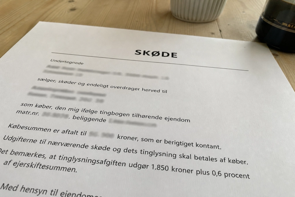 Mange boligkøbere overraskes af denne udgift: Her er, hvad tinglysning egentlig koster dig