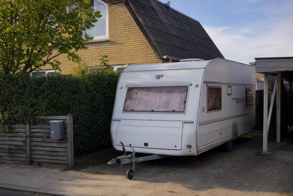 Mange danskere ved ikke, at der er regler for campingvogn i indkørslen: Kommunen kan faktisk gribe ind